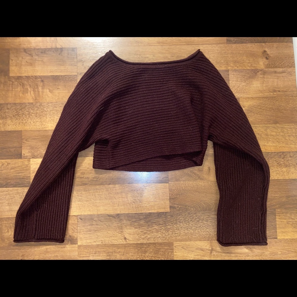 Topshop cropped sweater
